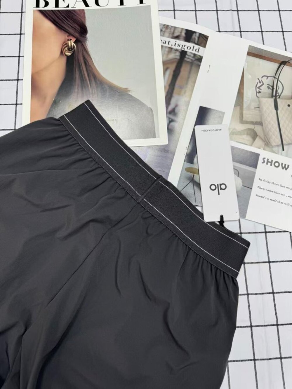 🧸🧸New ALO Yoga Dark Grey Women's Casual Versatile Regular Suit Pants🌟 - Picture 5 of 6